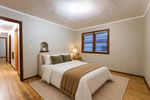 Virtually staged; furnishings and decor digitally added.