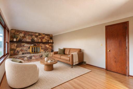 Virtually staged; furnishings and decor digitally added.