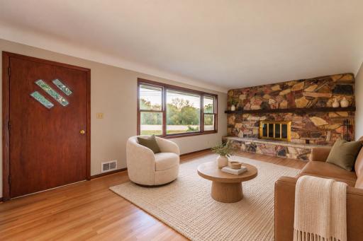 Virtually staged; furnishings and decor digitally added.