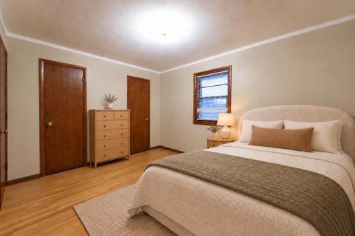 Virtually staged; furnishings and decor digitally added.