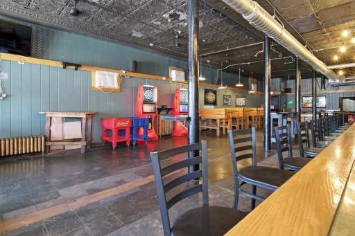 Chairs, Benches & Tables Included. Dart Boards, Pool Table, Gaming Machines & ATM not included.