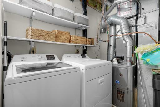 Laundry and mechanical room on main floor.