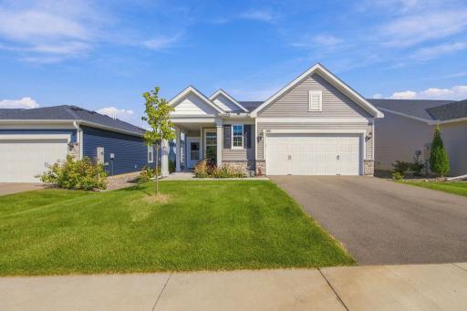 Welcome to easy living in the high demand Del Webb neighborhood in Chaska