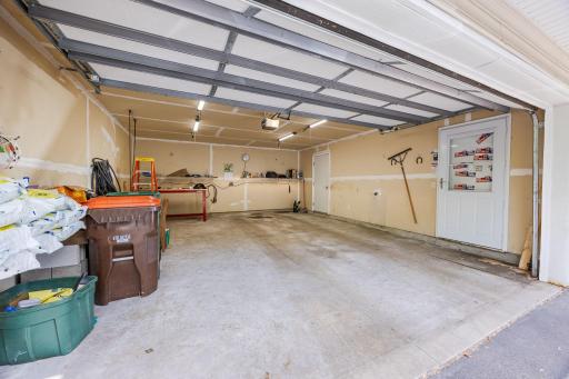 2-car insulated attached garage