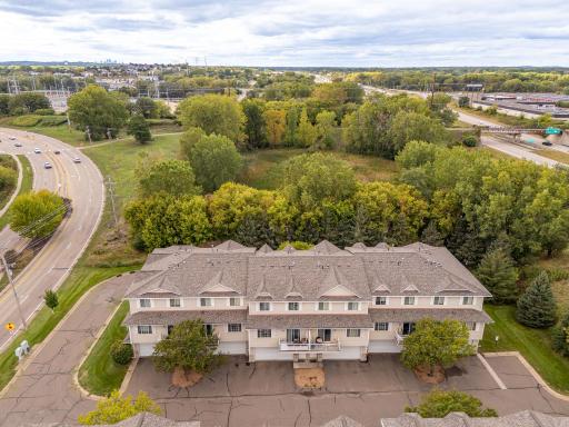 Aerial View of Townhome