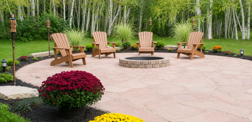 Flagstone Fire Pit