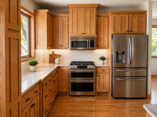 Kitchen Upgraded 6 Burner and Refrigerator