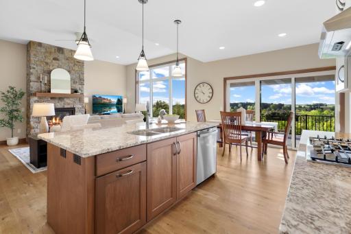 This is where it all comes togetherâan open great room, kitchen and dining area designed for connection, with incredible views providing the perfect backdrop for everyday life.