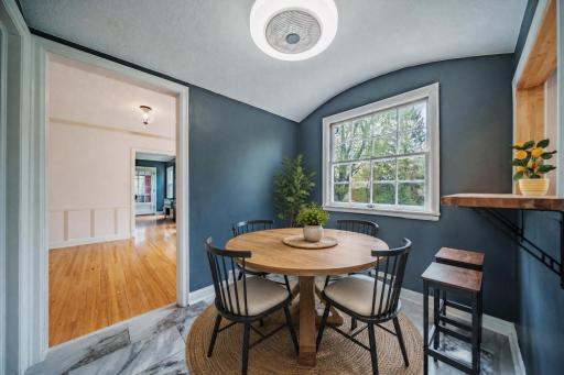 New light fixtures throughout home.