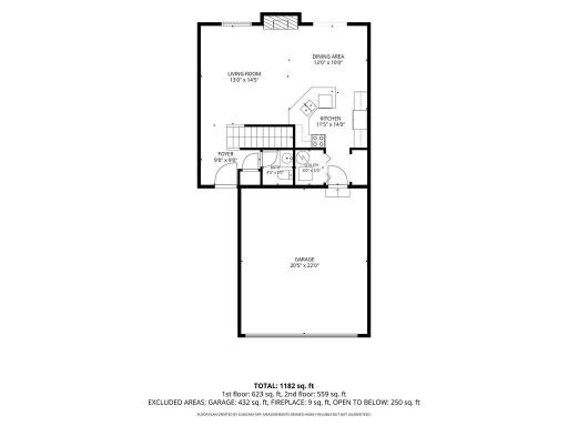 Main level floor plan