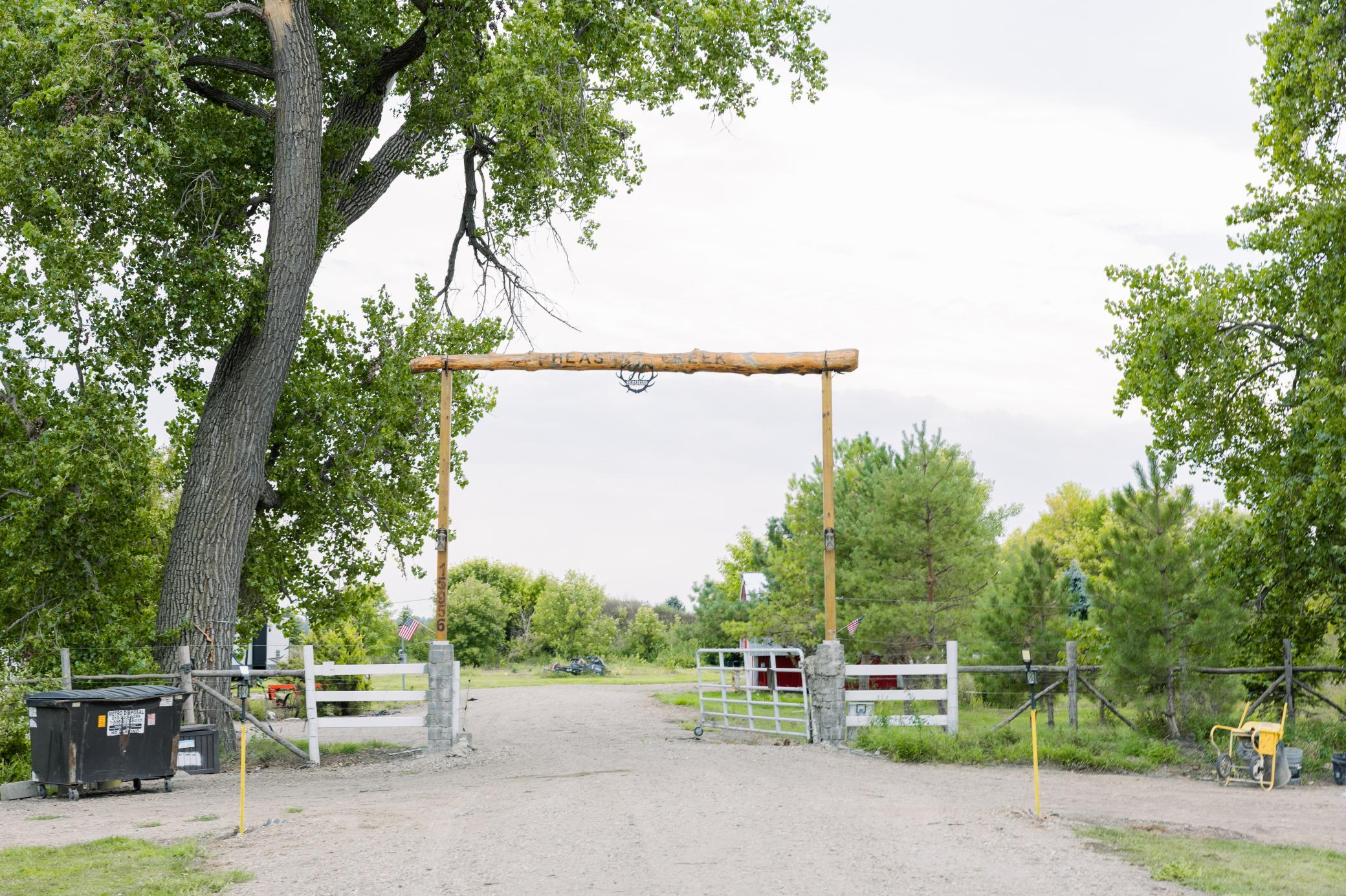 Entrance to property