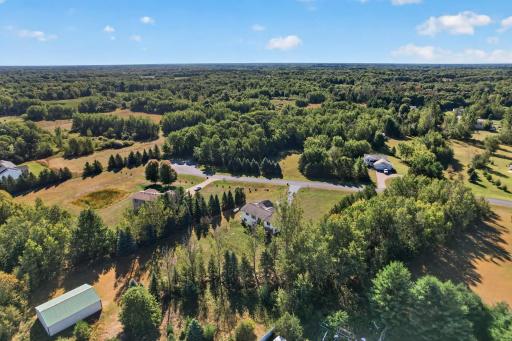 Ariel View of Property. Privacy & Cul-De-Sac