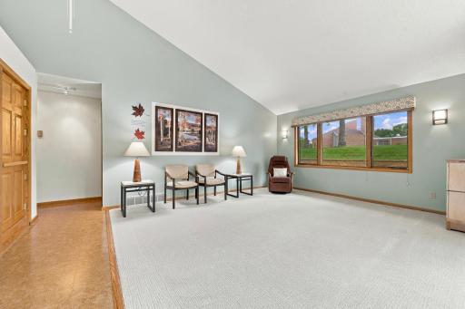 Vaulted ceilings and brand new carpet installed in Sept 2026