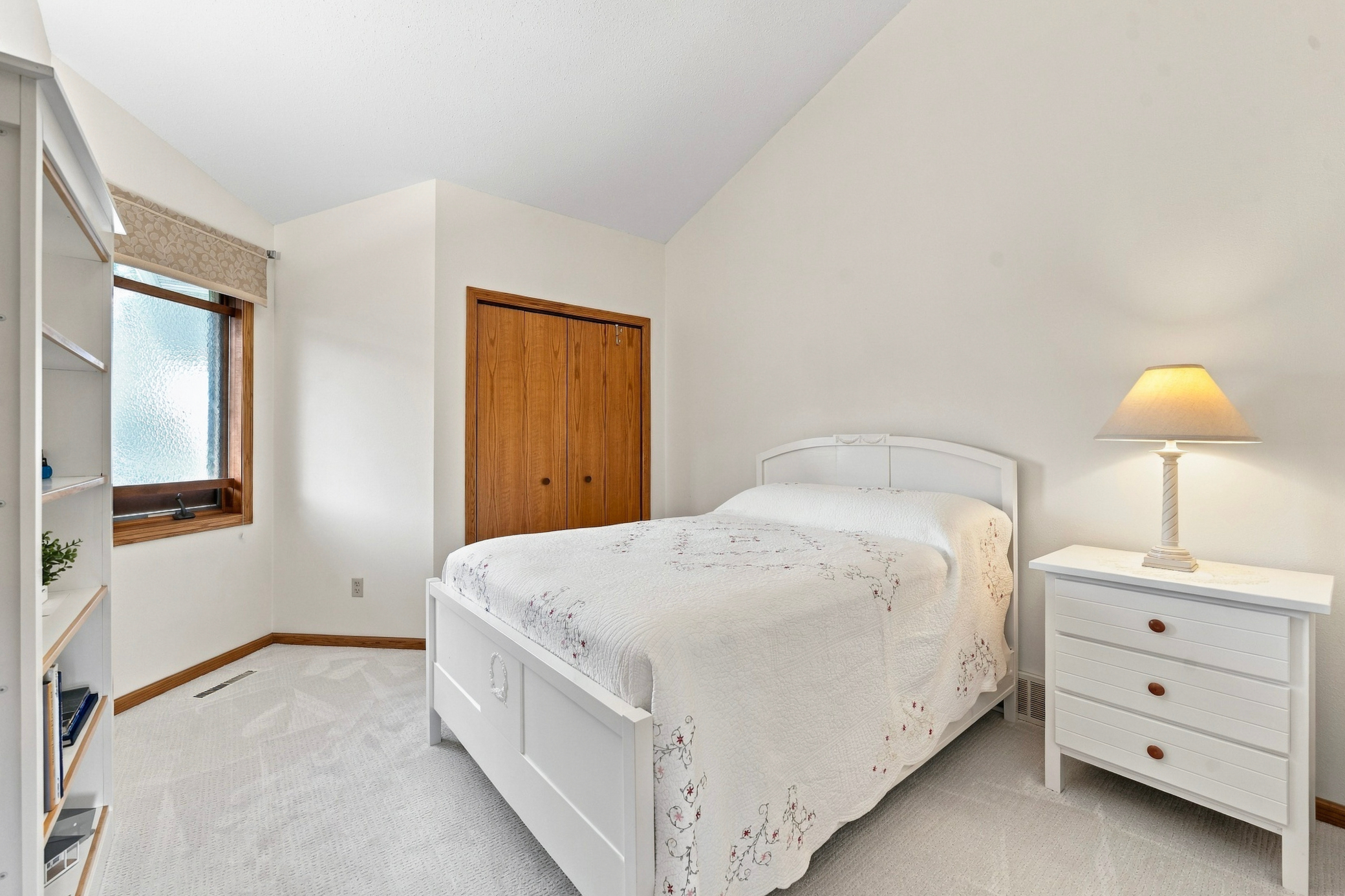 Bedroom #2 includes vaulted ceilings and new carpet installed Sept 2026