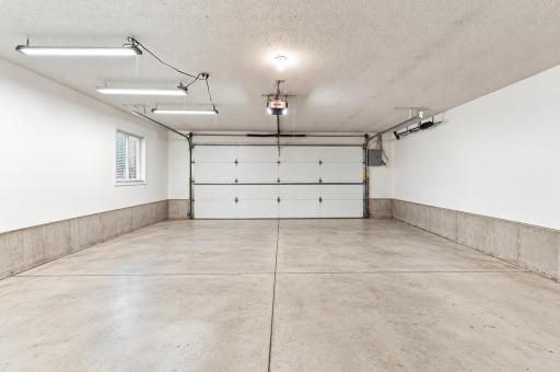 Insulated and heated garage - 22 x 26 includes built in storage on back wall (not pictured)