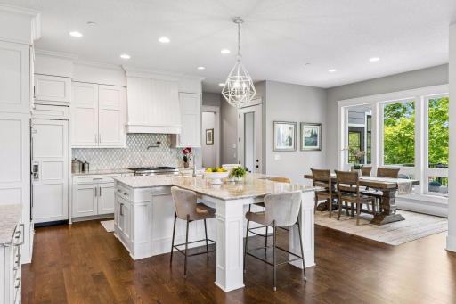 Spacious kitchen with abundant cabinetry.