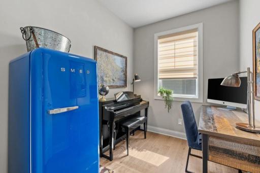 The second office on the main floor - great for a study area or music room!
