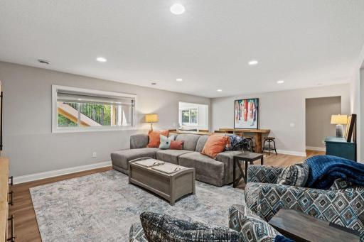 Spacious look out lower level.