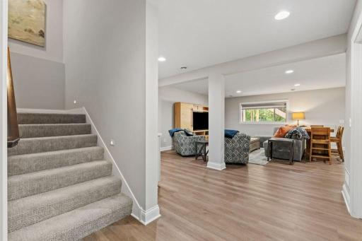 Spacious look out lower level.