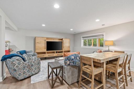 Spacious look out lower level.
