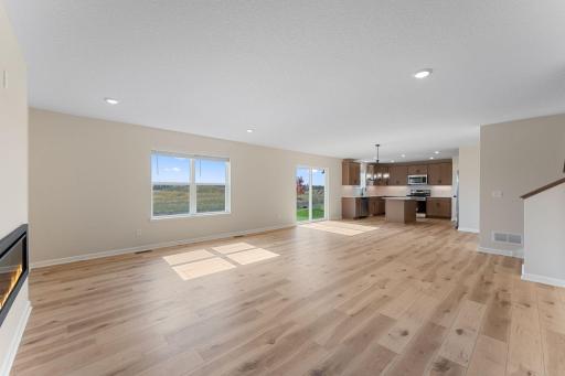 Spacious main level living! Not actual but similar floorplan.