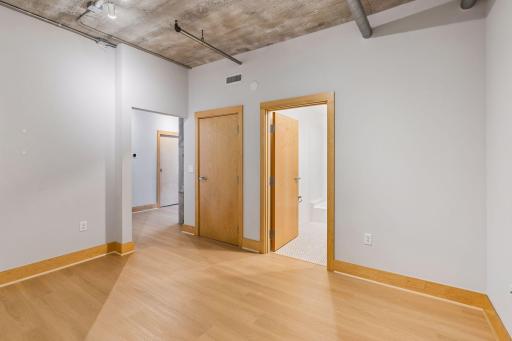 Large second bedroom with flexible space use