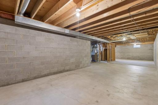 Future equity, AND comes with rough-in for a future bathroom