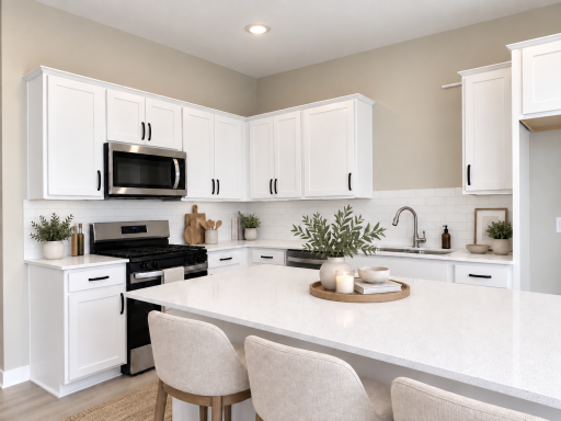 Ample storage in addition to the pantry. *Photo of similar home. Virtually staged.