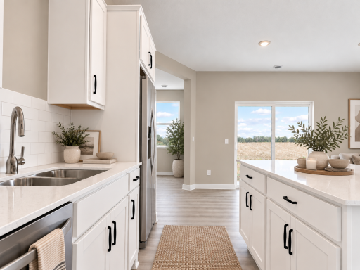 Beautiful sight lines to the exterior of the home. *Photo of similar home. Virtually staged.