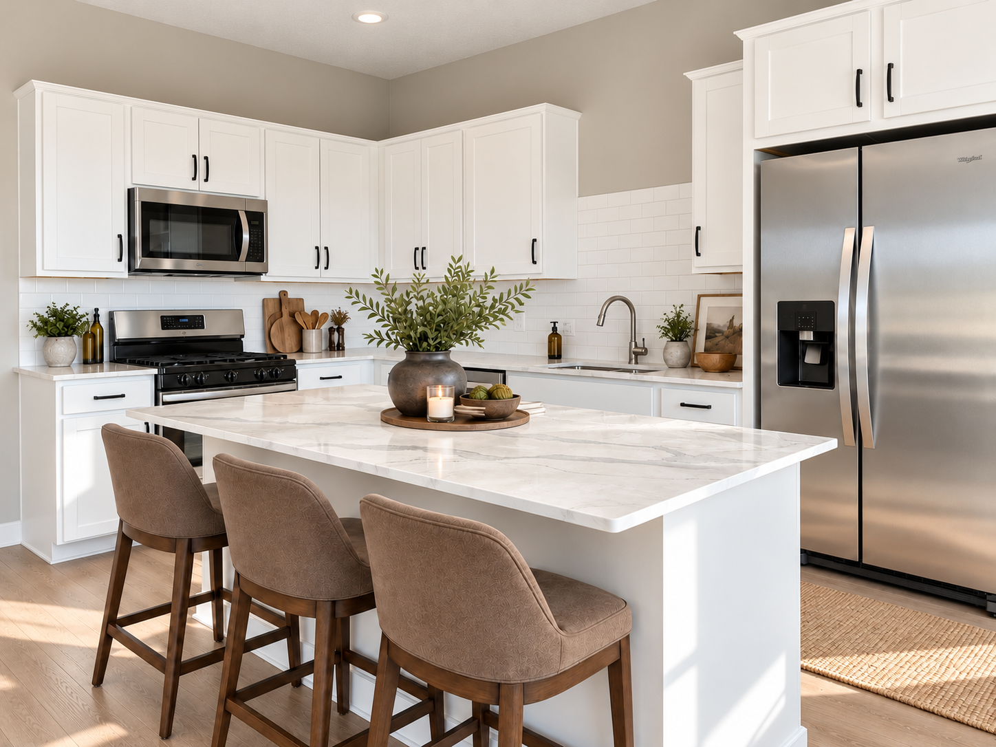Welcome to The Louisville at 925 Greenlawn Ave at Greywood in Delano! This is a 4 bed, 3 bath home with a main floor office. *Photo of actual home. Virtually staged.