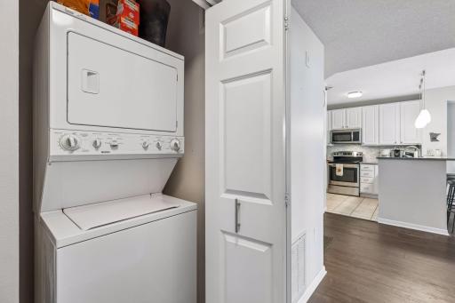 In-unit laundry