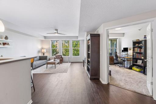 Living room + Second bedroom