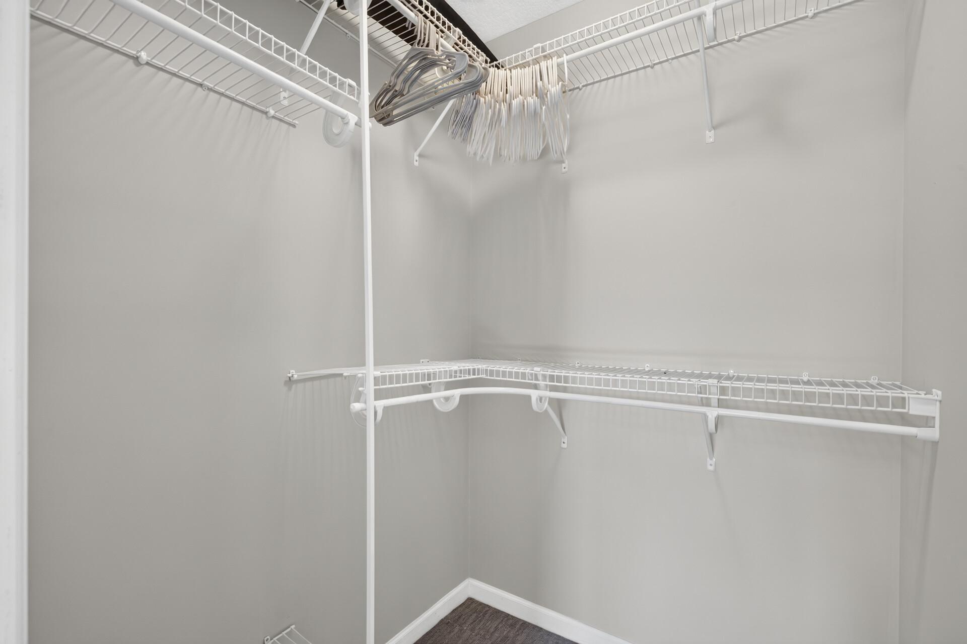 Bedroom 2 walk-in closet.