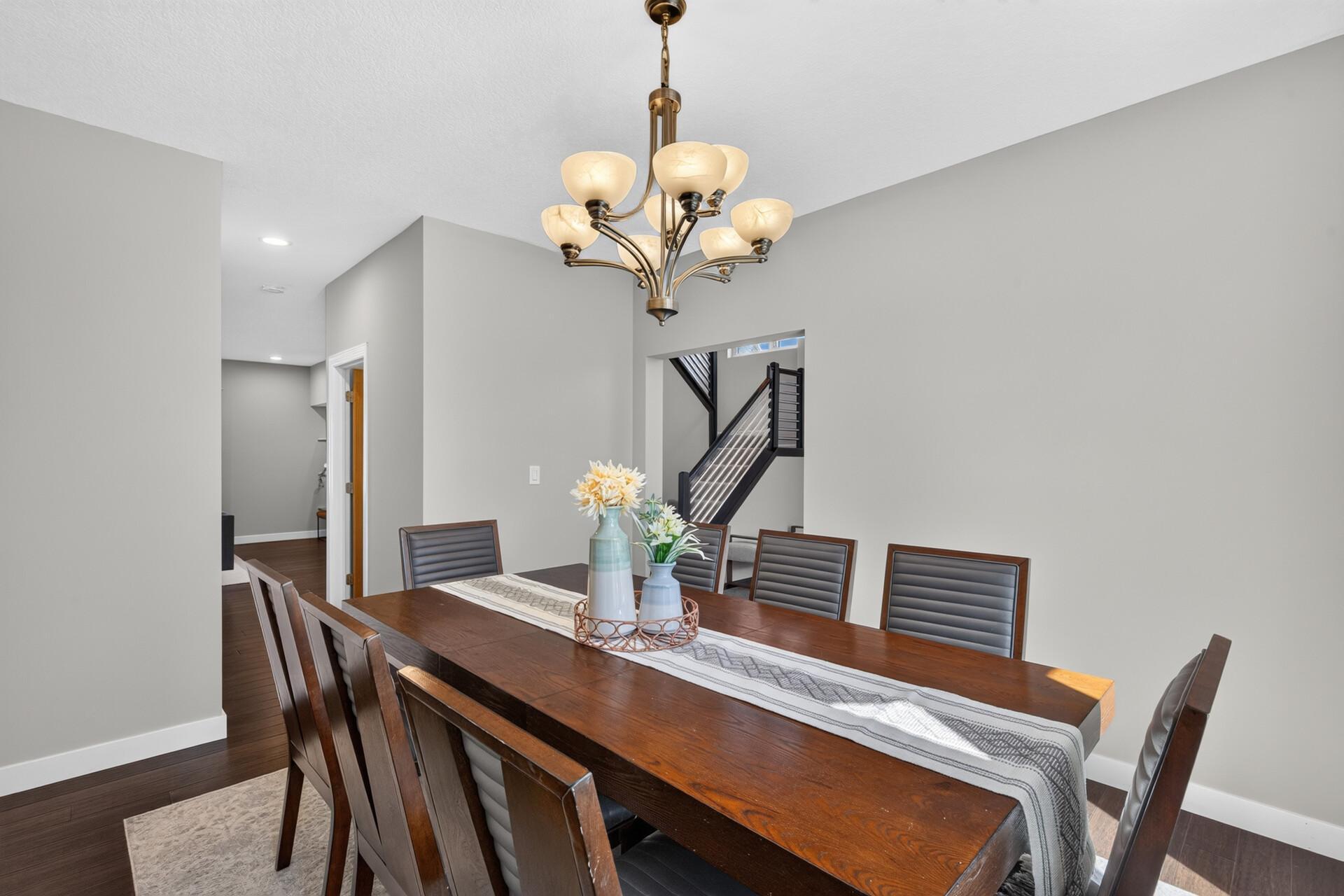 Formal dining room.