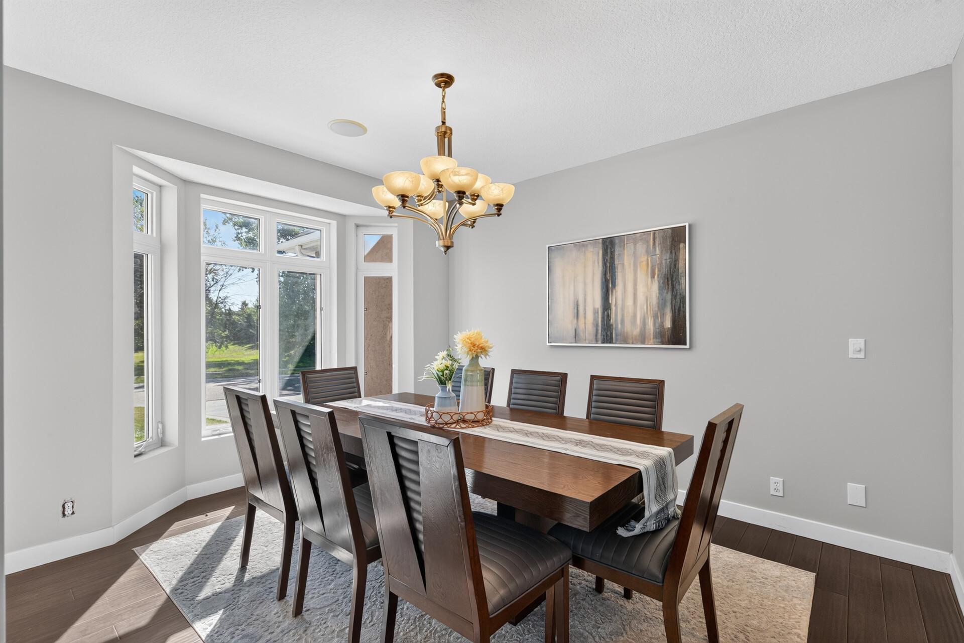 Formal dining room.