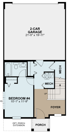 Capri Model Home Featuring Finished Lower Level Ensuite