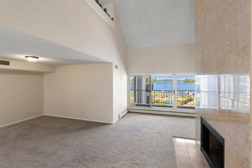 Enjoy gorgeous lake views right from the living room, offering a peaceful everyday connection to the water.