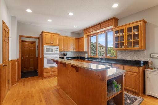Amazing Kitchen right off the mud room, 1/2 bath and main floor laundry.