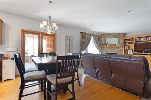 Open concept/flow includes this large Dining area.