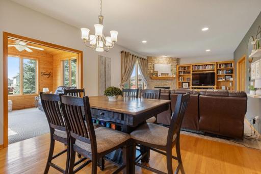 Plenty of room for family meals and entertaining.