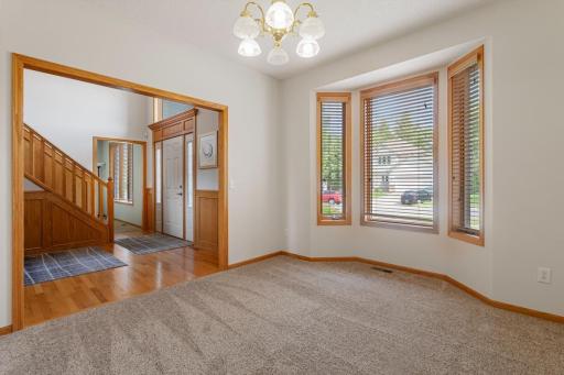 The Dining Room (right off front entryway) is perfect for those more formal occasions.