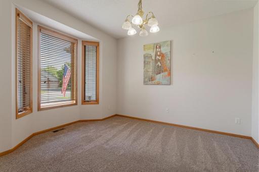 The Dining Room is bright and good sized - can host a large number of people.