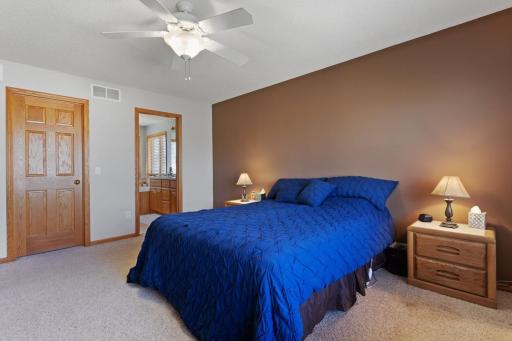 The Primary suite offers a ton of room, walk-in closet, and a private/gull Bathroom.