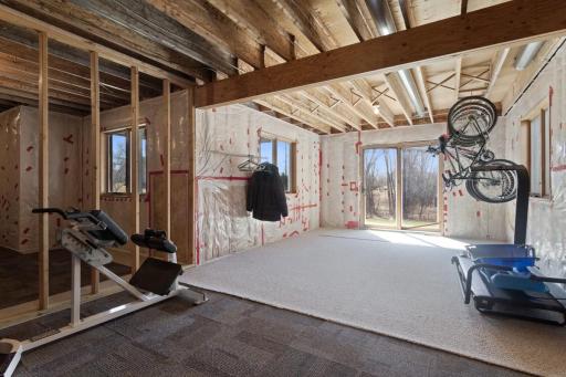 Easy access to the cement patio and backyard via the walk out basement.