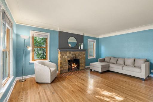 Beautiful original hardwood floors