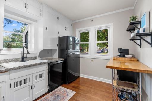 Bright, clean kitchen