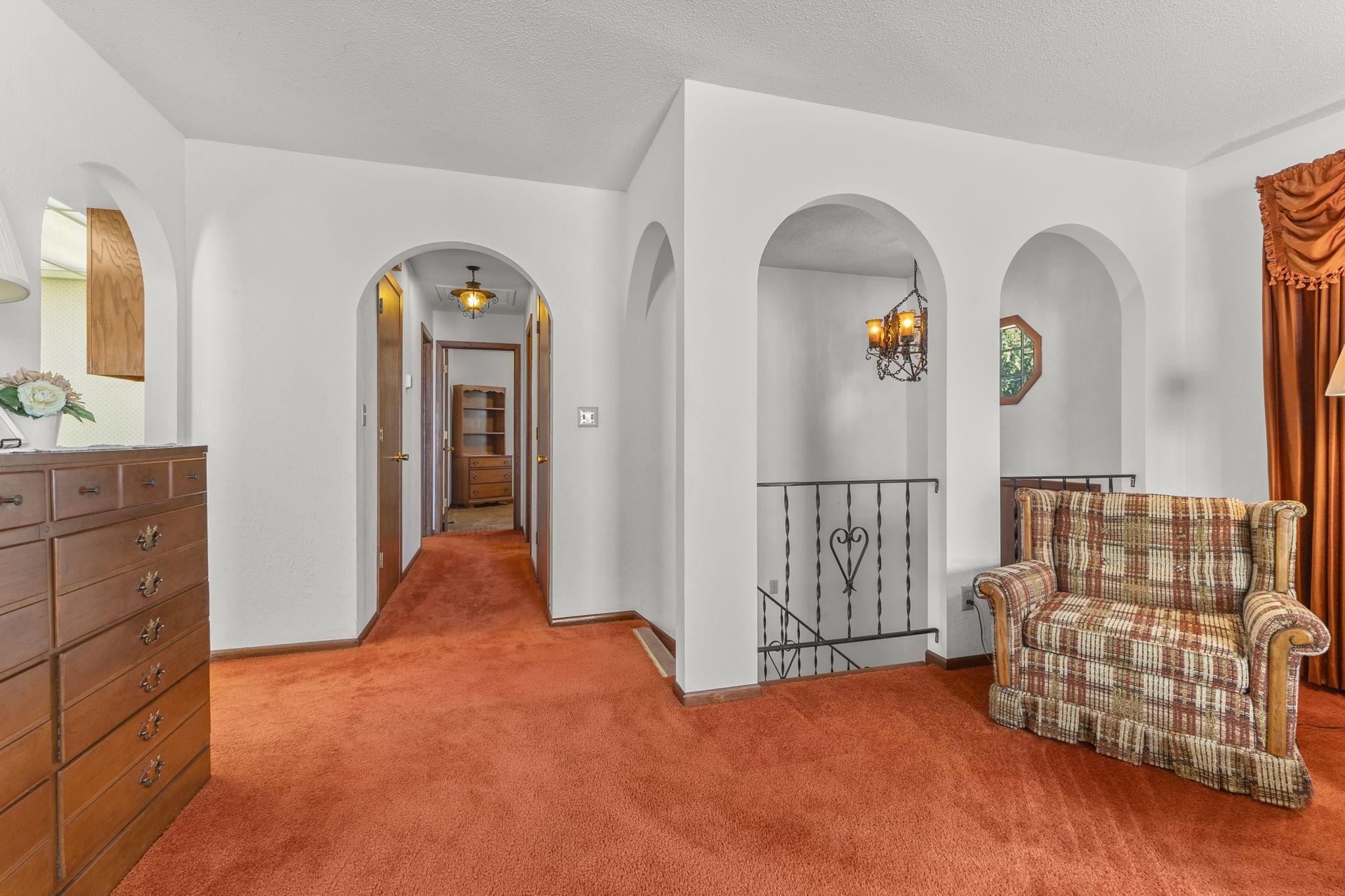 Beautiful curved archways.