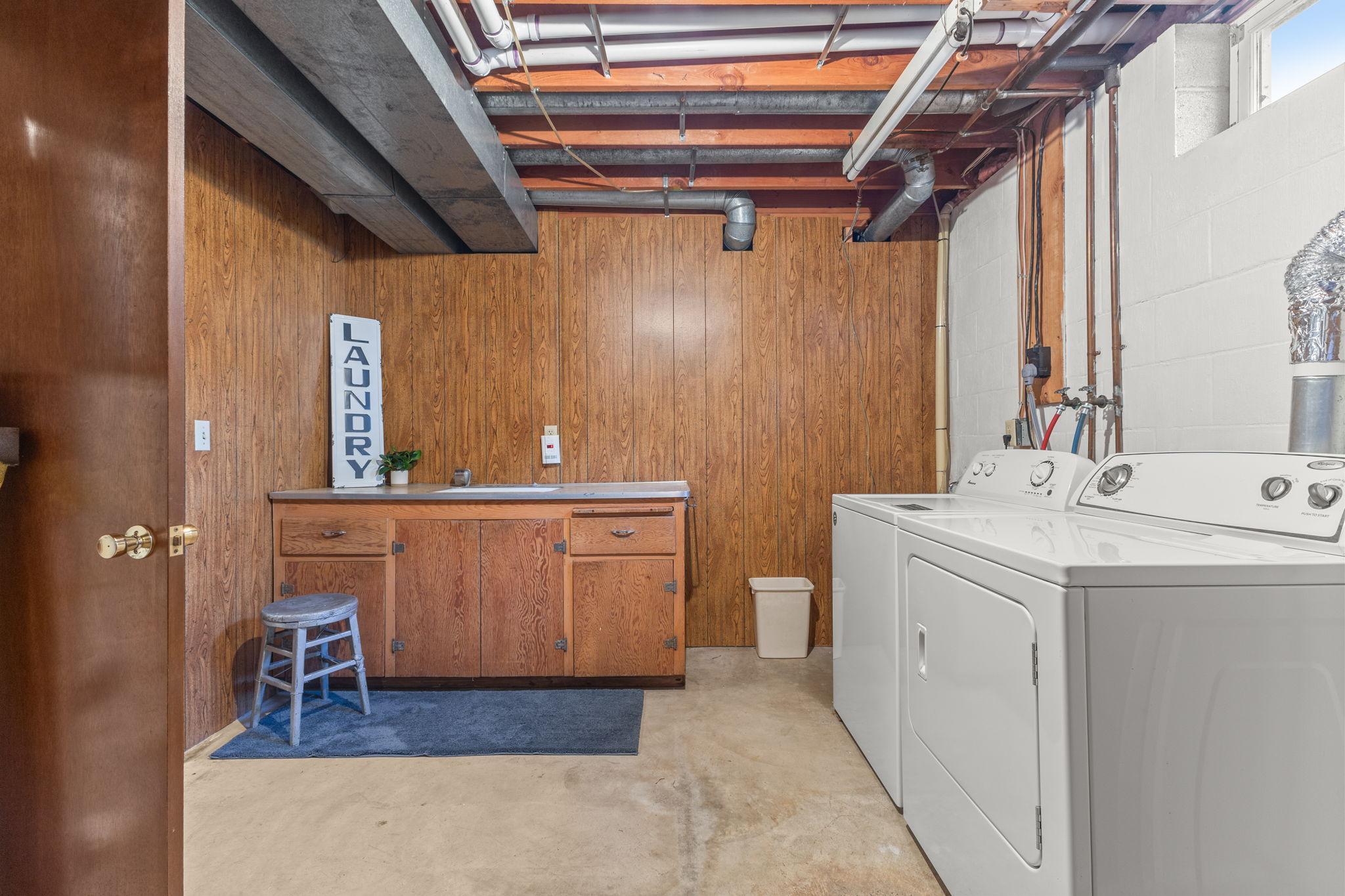 Spacious Laundry Room