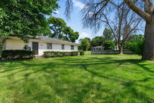 Fenced yard