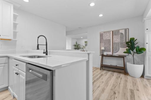 New countertops, appliances